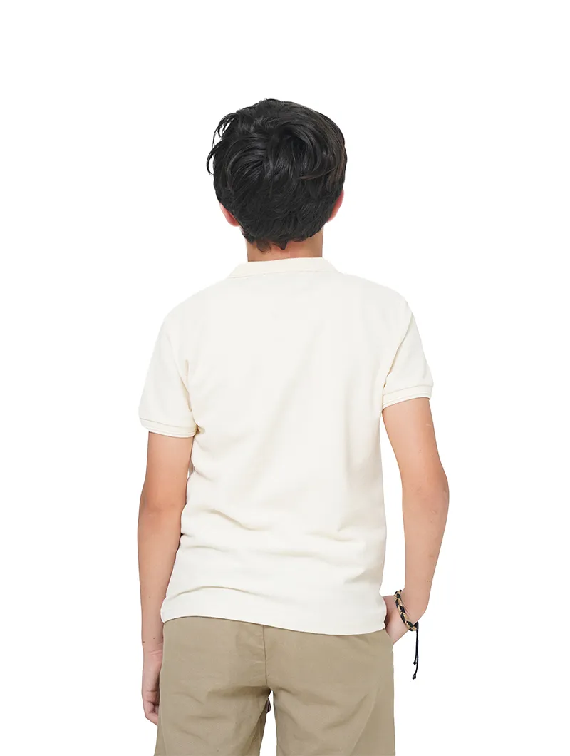 POLO en piqué de coton